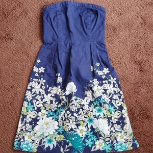 Old Navy Blue Floral Dress